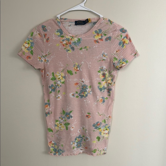 Polo Ralph Lauren Tops - Polo by Ralph Lauren Pink Floral Women's Top